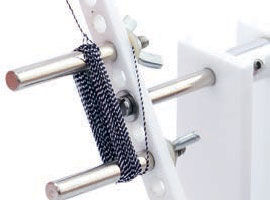 Material tightly on the rods